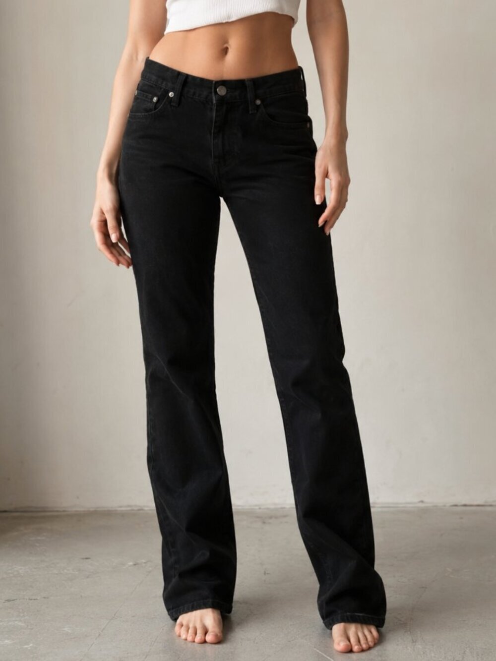 7 for all Mankind Black jeans lexie Size 29 Petite  Seven